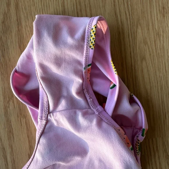 Cat & Jack Pink Pineapple Swim Set - Picture 4 of 4